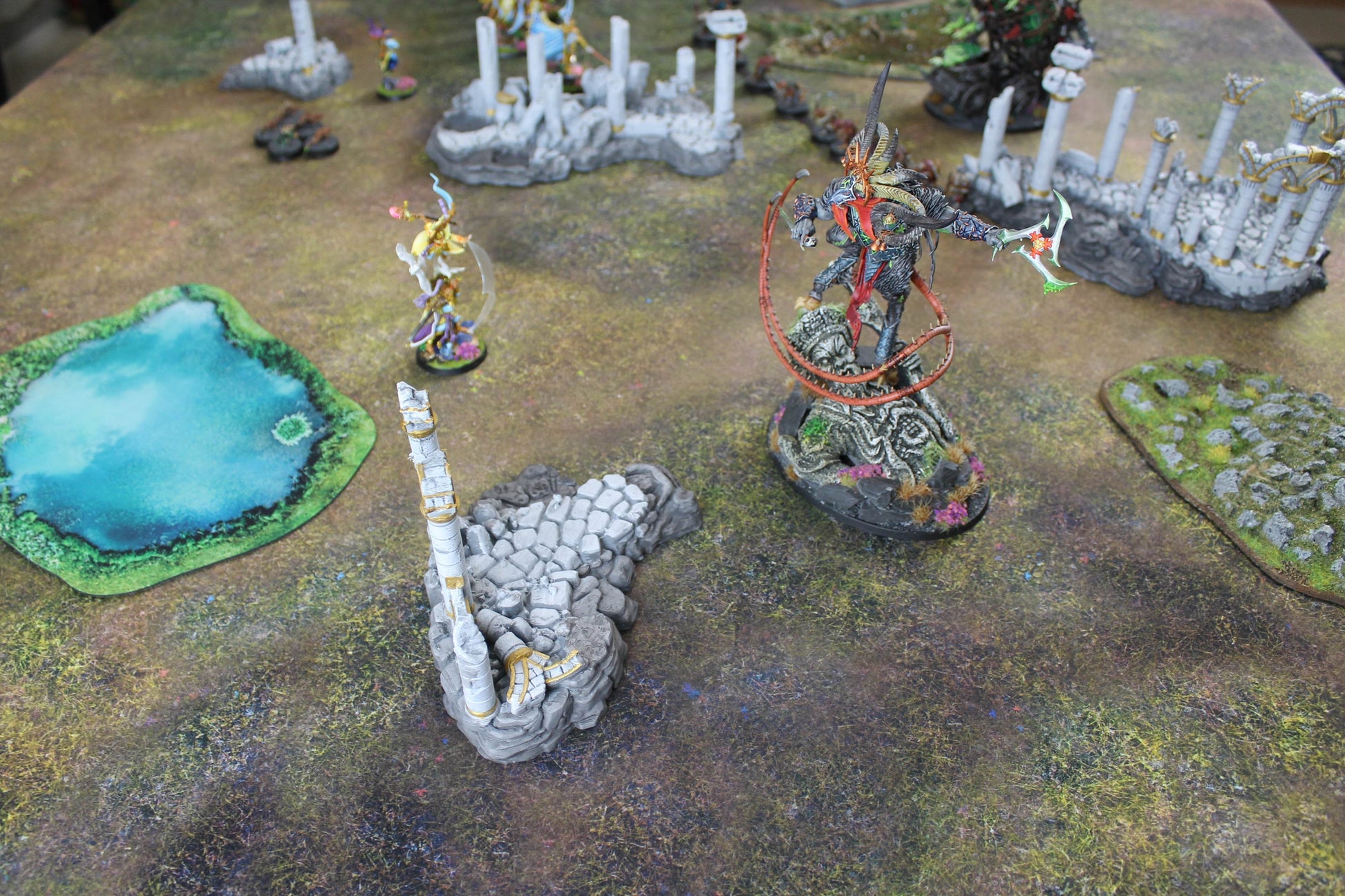 Autumn Prairie - Neoprene Battle Mat - Warhammer, AoS, 40K, Kill Team, MCP, Shatterpoint, Legion, More - 44x60