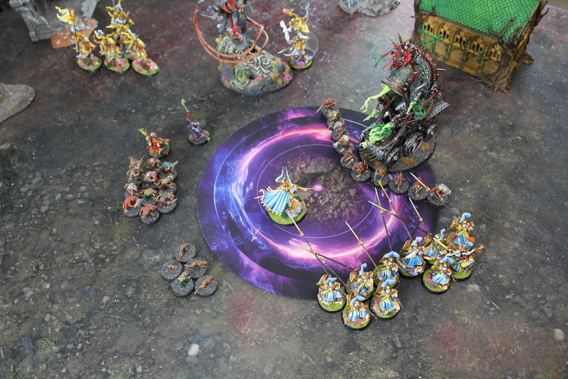 Boggy Swamp - Neoprene Battle Mat - Warhammer, AoS, 40K, Kill Team, MCP, Shatterpoint, Legion, More - 44x60