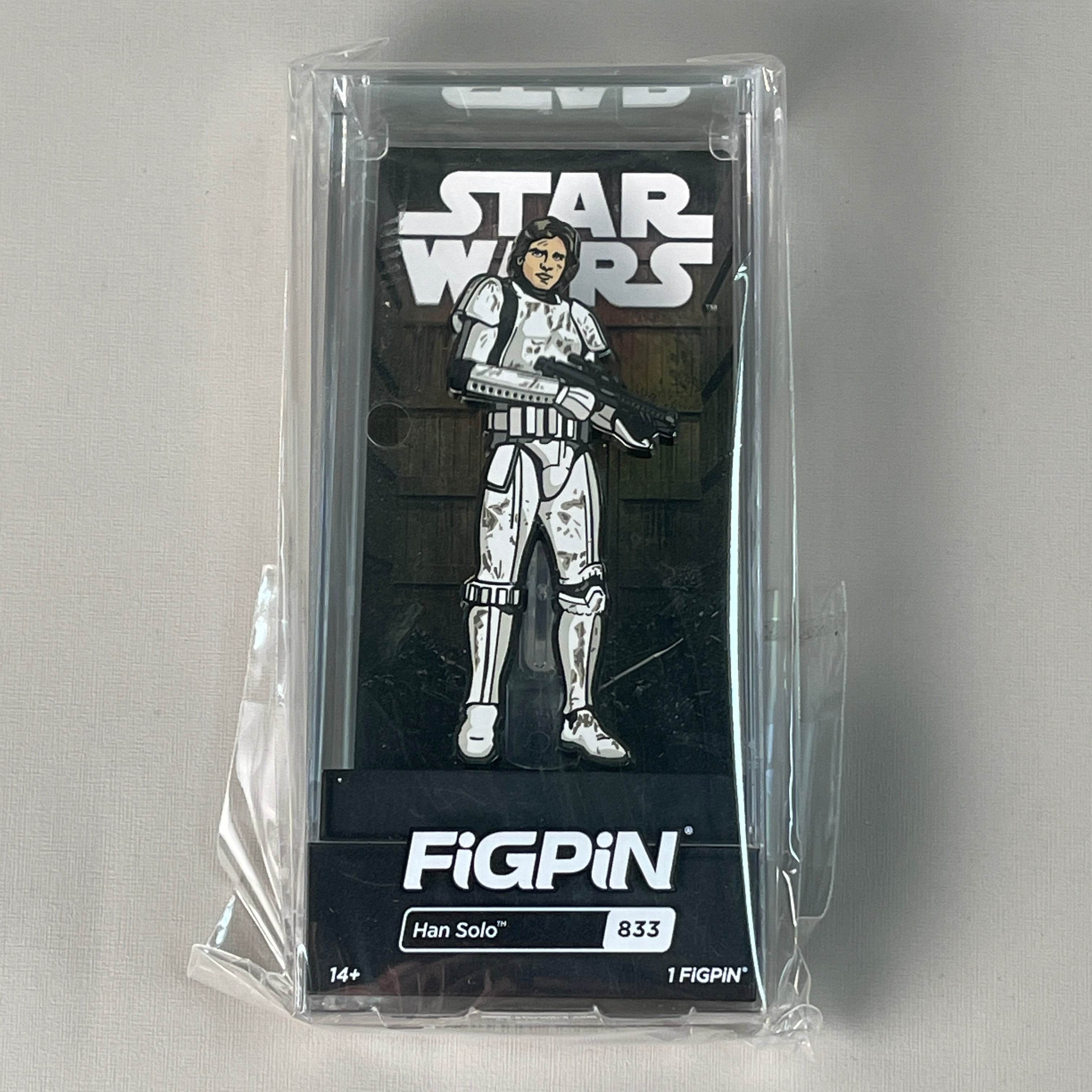 FIGPIN / DISNEY Han Solo Star Wars A New Hope Comic Con Logo Pin 833 (Locked New) - 