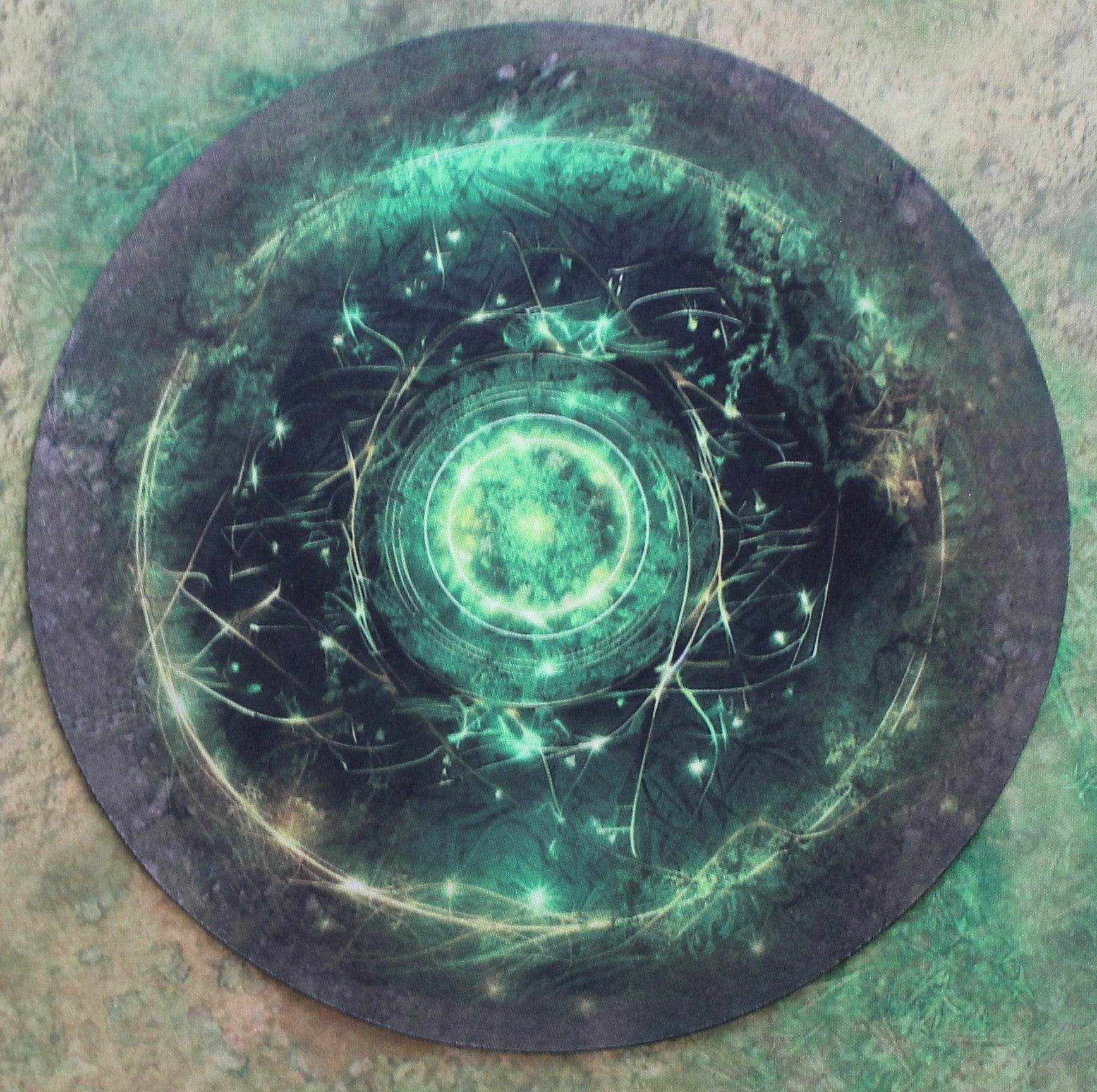 Warhammer 40k and AoS4 Neoprene Objective Markers - Green and Purple Energy - Set of 6