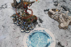Snowy Tundra - Neoprene Battle Mat - Warhammer, AoS, 40K, Kill Team, MCP, Shatterpoint, Legion, More - 22x30