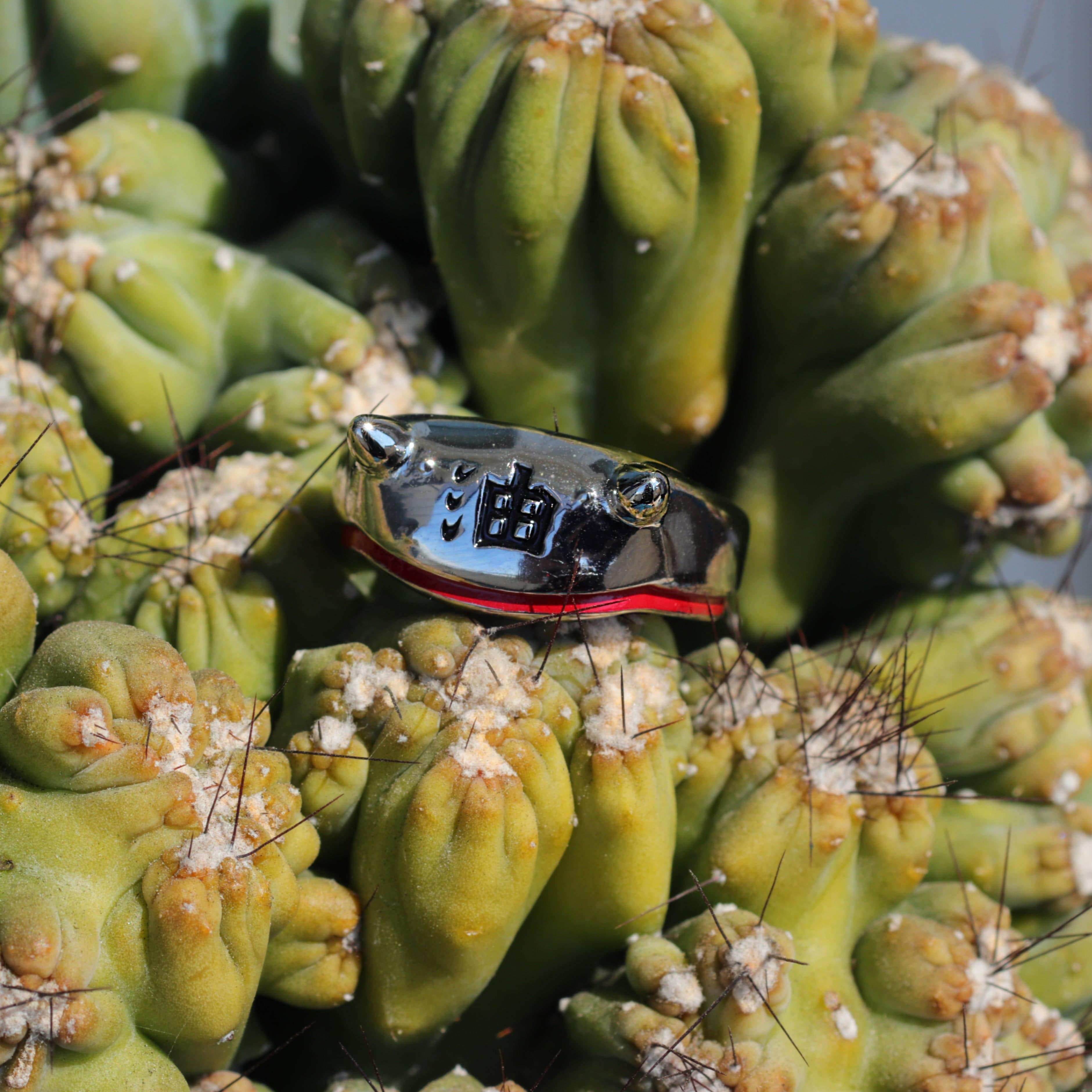 Naruto™ Jiraiya Headband Ring - 7 / Chrome