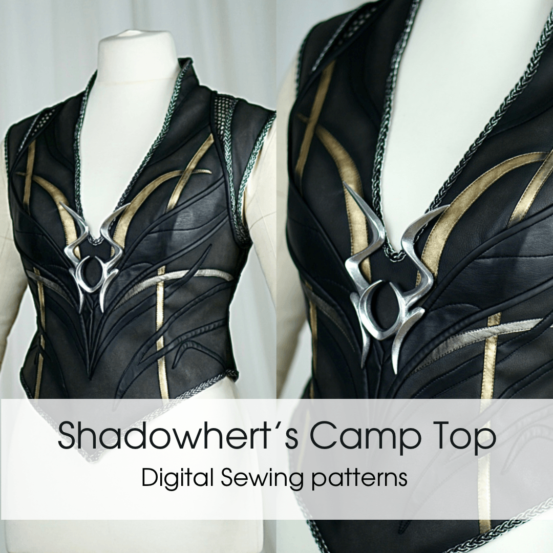 Shadowheart Camp Top Digital Sewing Pattern - Digital Product - 