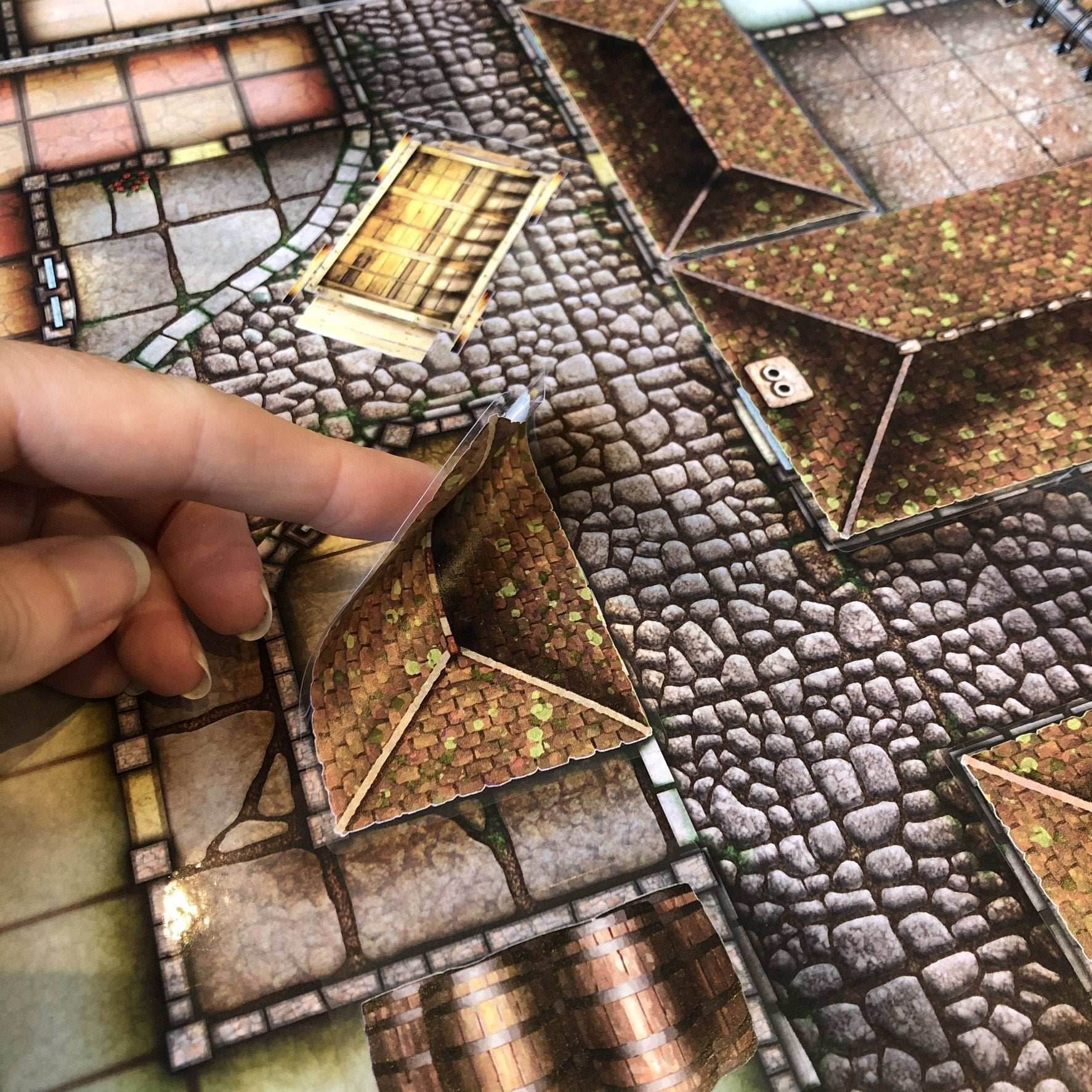 Battle Mats: Add On Scenery - Town Trimmings - 