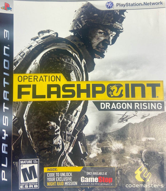 Operation Flashpoint: Dragon Rising GameStop Exclusive (Playstation 3) - Game Manual Only