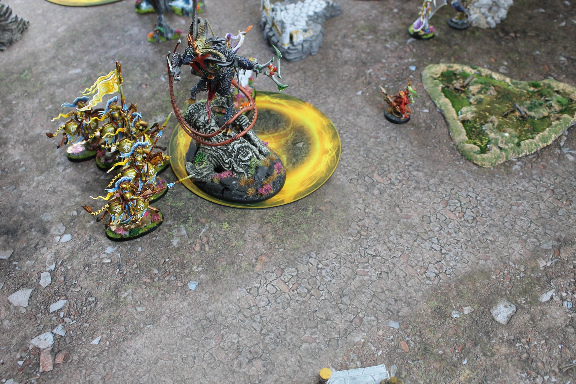 Abandoned Town - Neoprene Battle Mat - Warhammer, AoS, 40K, Kill Team, MCP, Shatterpoint, Legion, More - 36x36