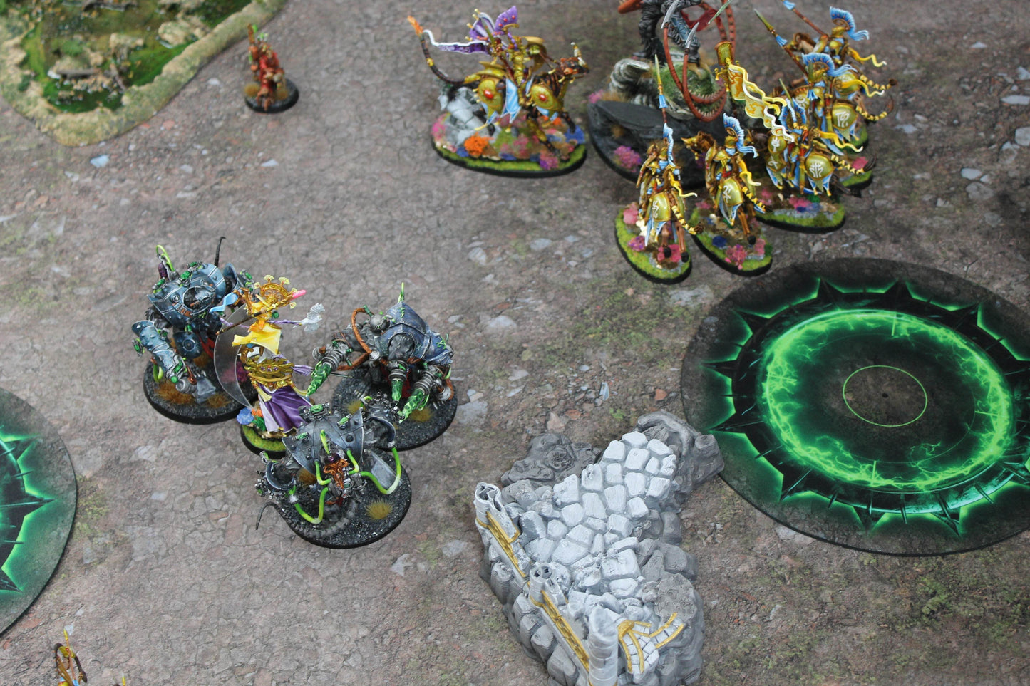 Abandoned Town - Neoprene Battle Mat - Warhammer, AoS, 40K, Kill Team, MCP, Shatterpoint, Legion, More - 36x36