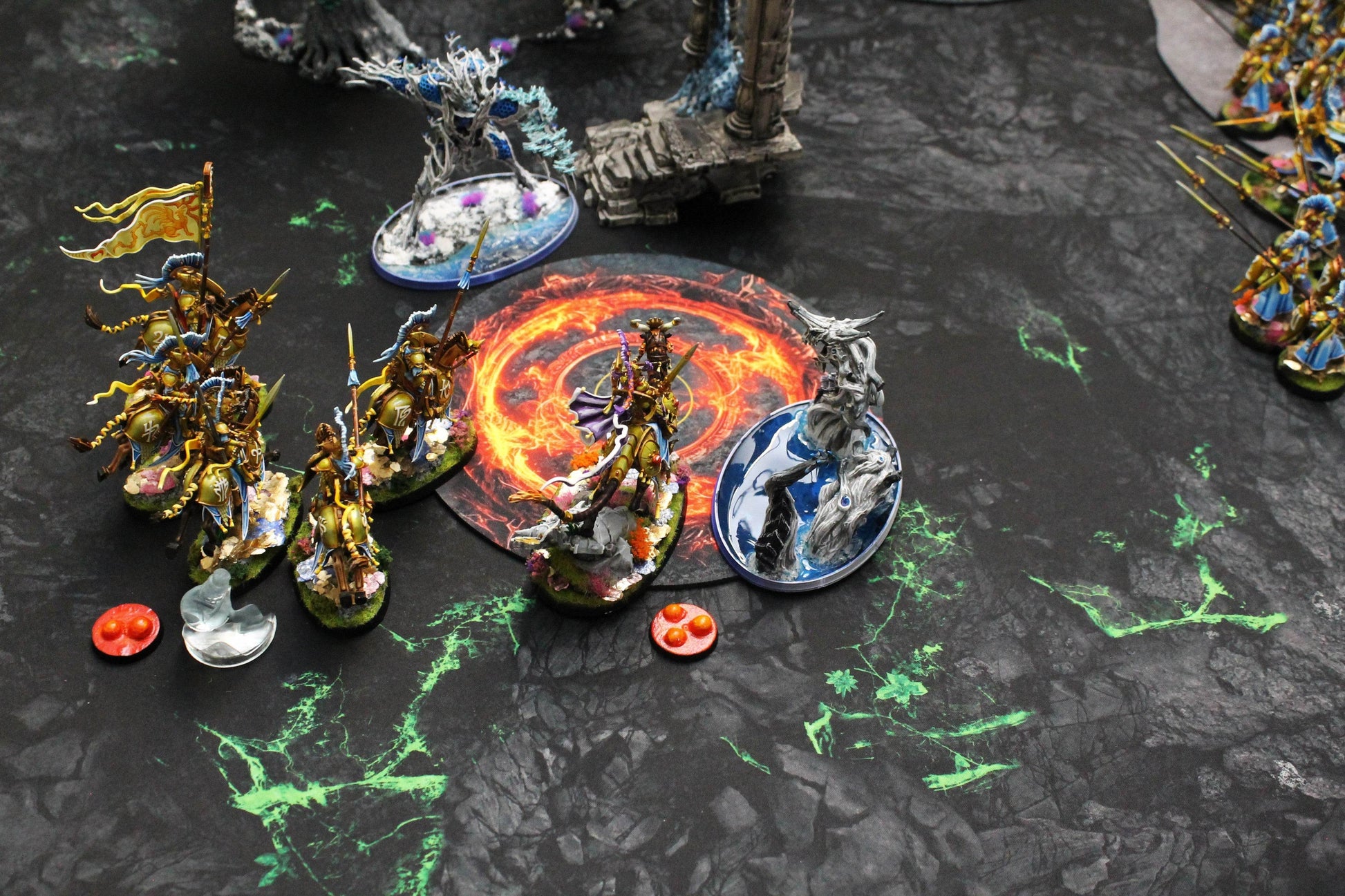 Blighted Cavern - Neoprene Battle Mat - Warhammer, AoS, 40K, Kill Team, MCP, Shatterpoint, Legion, More - 44x60