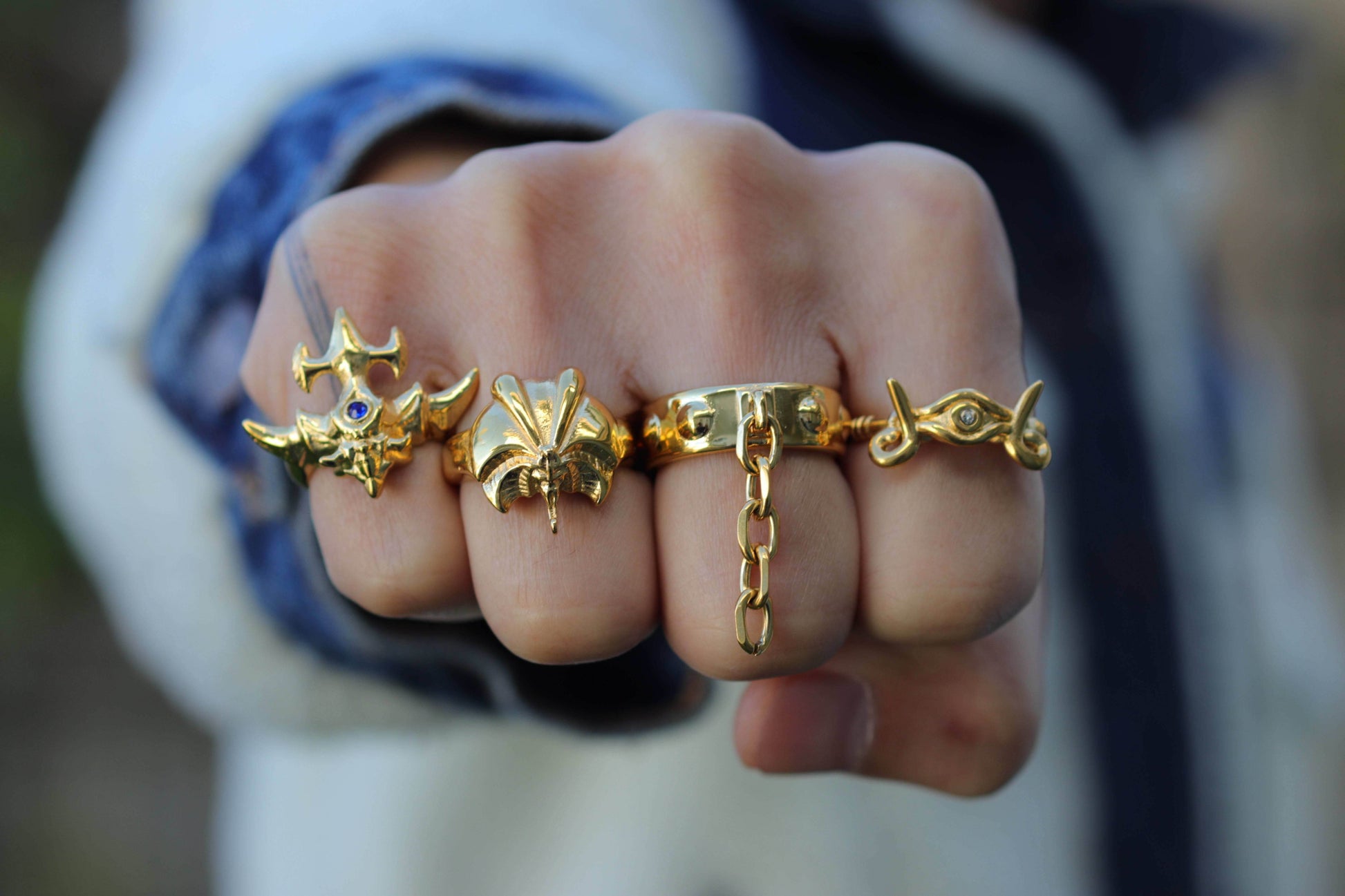 Yu-Gi-Oh!™ Exodia The Forbidden Chain Ring - Black / 8