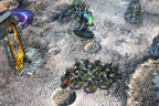 Blasted Battlefield - Neoprene Battle Mat - Warhammer, AoS, 40K, Kill Team, MCP, Shatterpoint, Legion, More - 22x30