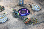 Blasted Battlefield - Neoprene Battle Mat - Warhammer, AoS, 40K, Kill Team, MCP, Shatterpoint, Legion, More - 22x30