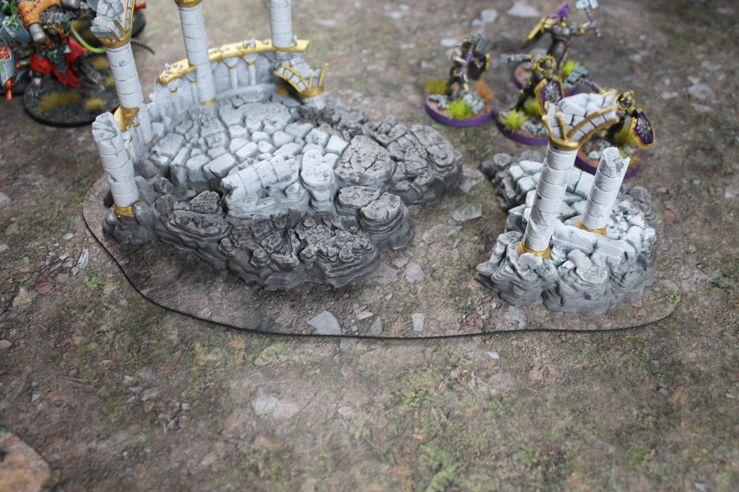 Double Sided Neoprene Terrain Table Set for Warhammer 40k, AoS, Star Wars, Conquest, Bolt Action, Saga, and more! - 