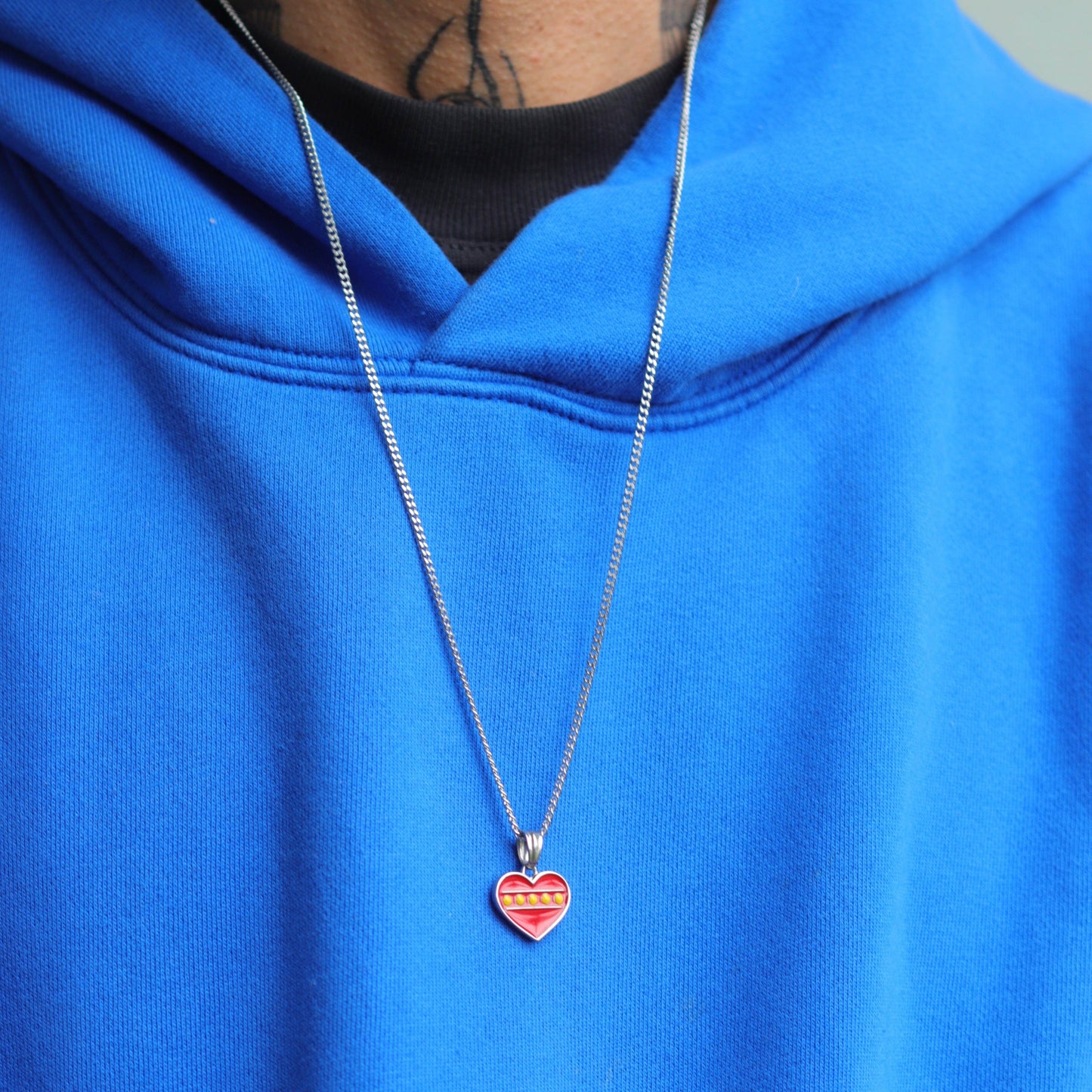 Astro Boy™ Heart Necklace - Black