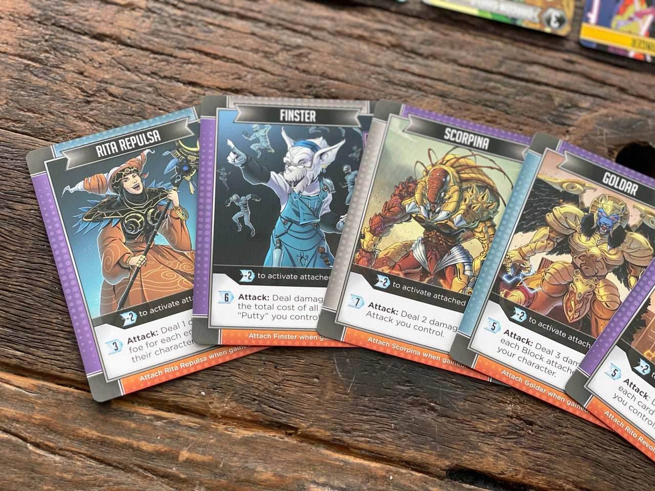 Power Rangers Deck Building Game - 