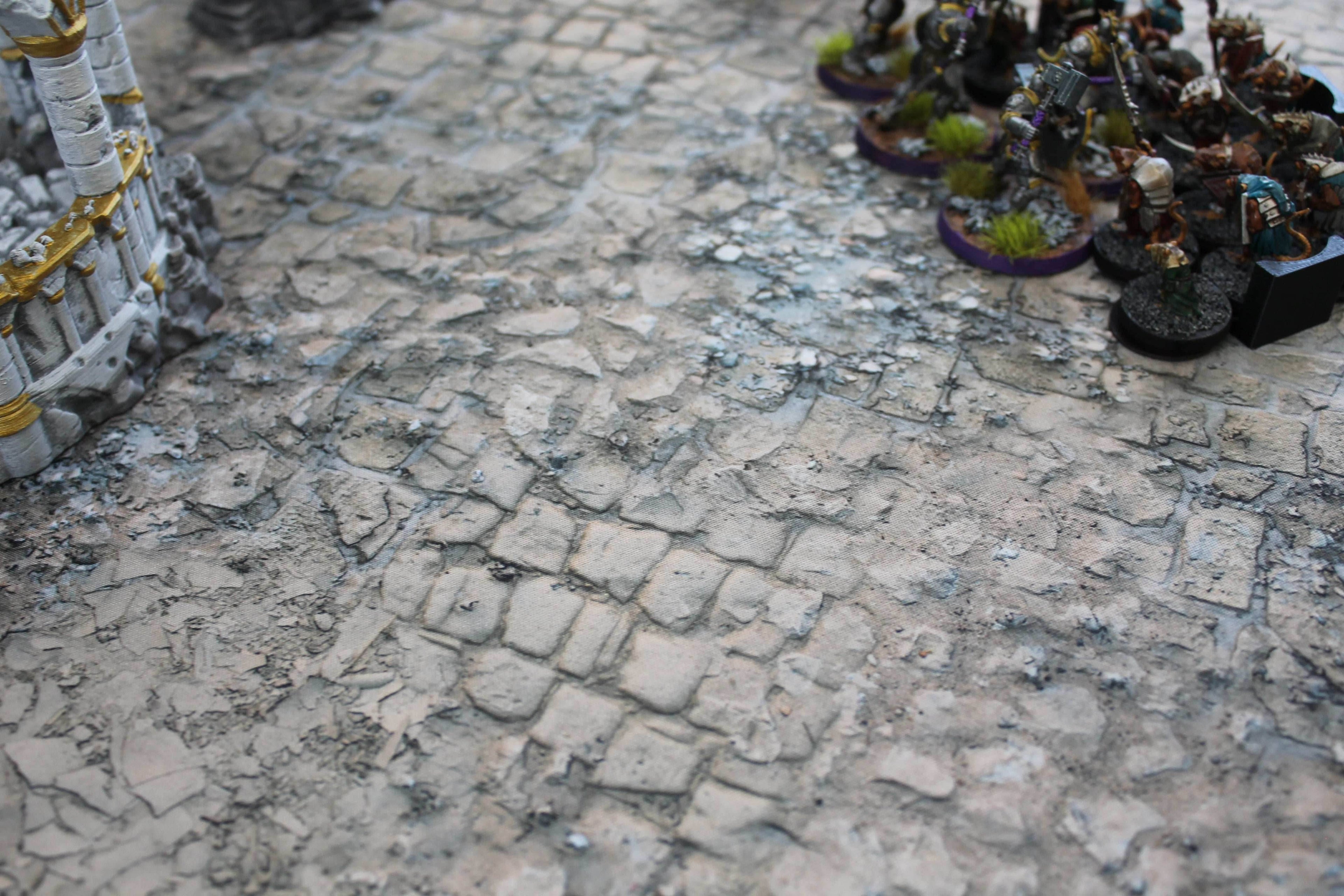 Broken Cobblestone - Neoprene Battle Mat with Bag - 44x60