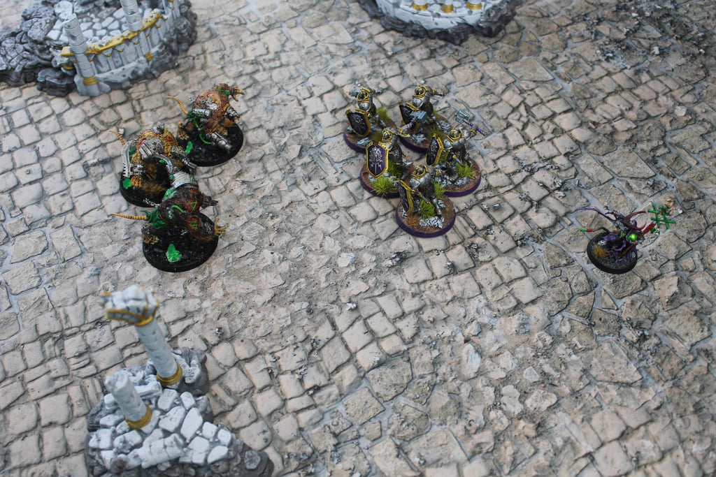 Broken Cobblestone - Neoprene Battle Mat with Bag - 44x60