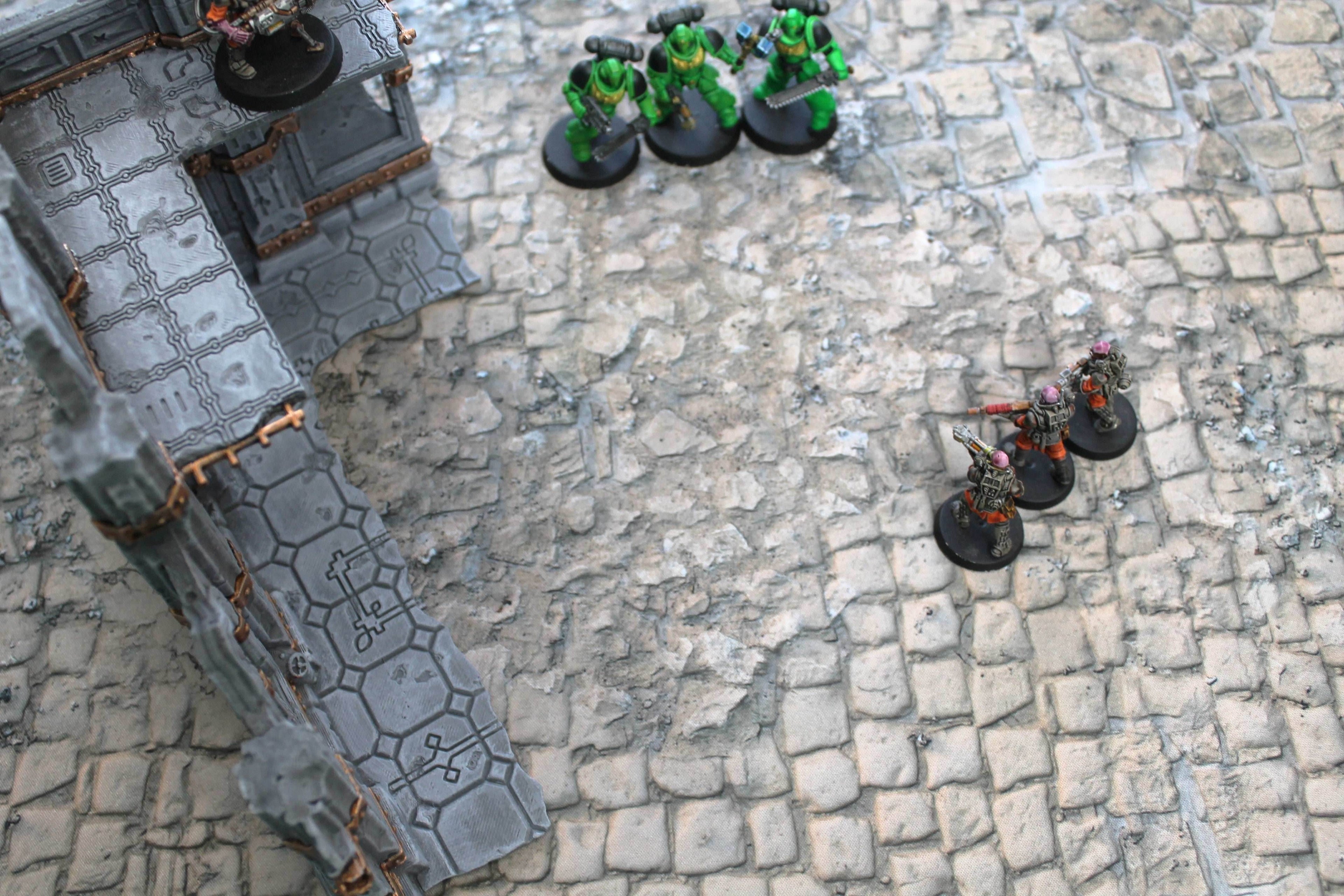 Broken Cobblestone - Neoprene Battle Mat with Bag - 44x60