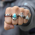 Naruto™ Jiraiya Headband Ring - 7 / Chrome
