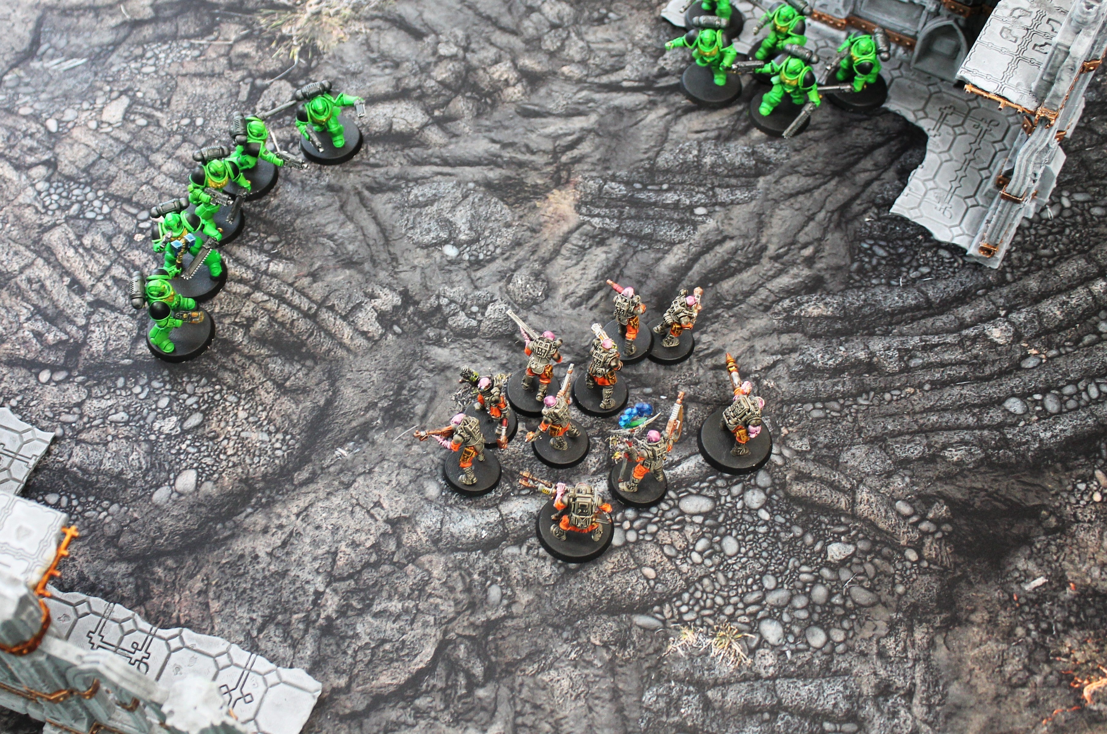 Lava Flows - Neoprene Battle Mat with Bag