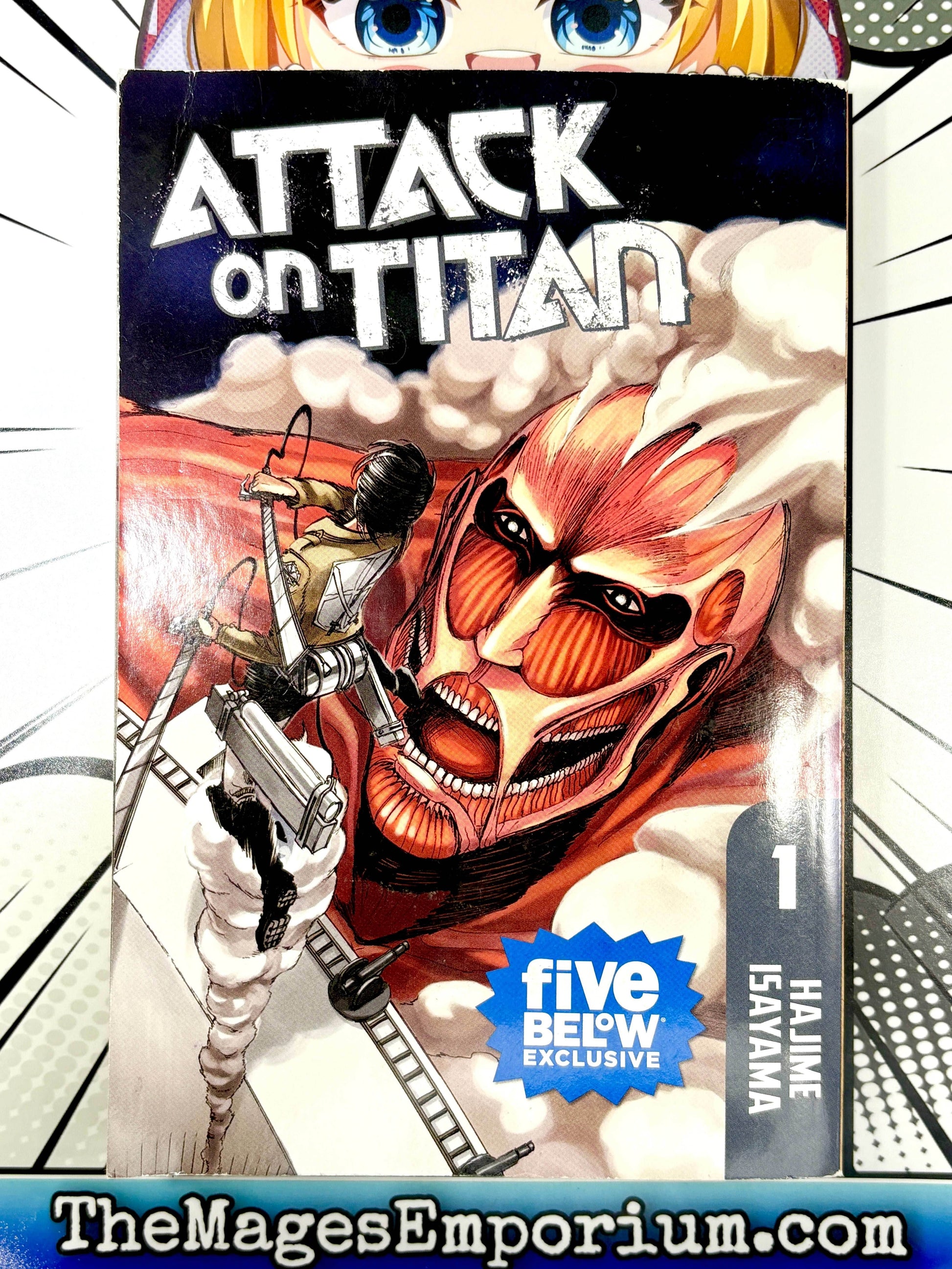 Attack on Titan Vol 1 Five Below Cover - 