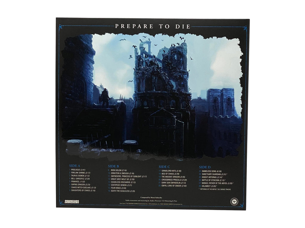 Dark Souls: Original Game Soundtrack Double LP (Elemental Magic Blue and White Colored Vinyl)