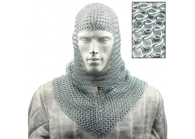 Battle Ready Chain Mail Coif Armor-0