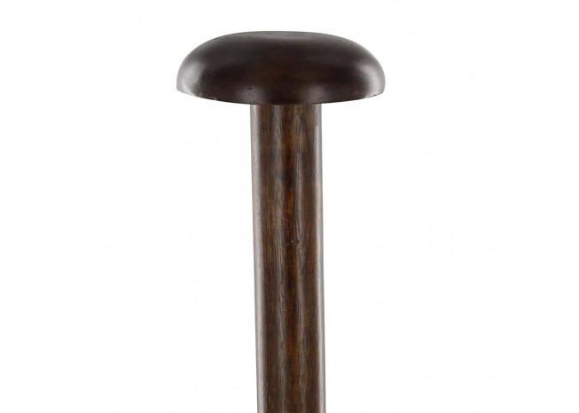 Round Base Wooden Helmet Stand-1