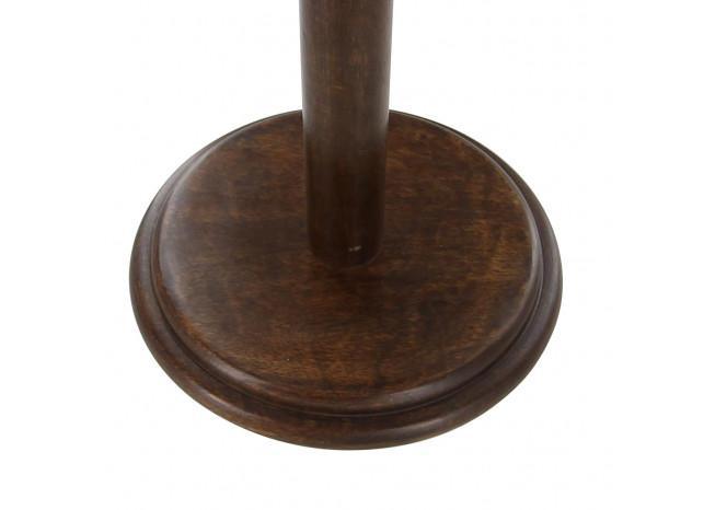 Round Base Wooden Helmet Stand-2