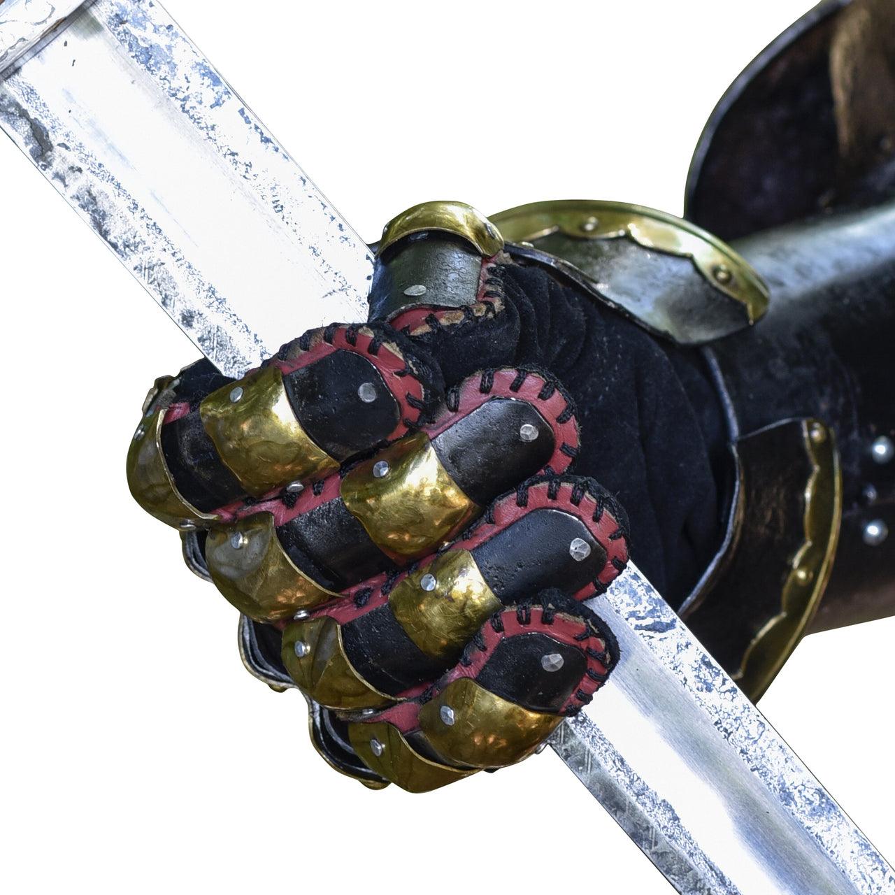 The Cursed Black Knight Functional Medieval Armor Gauntlets-1