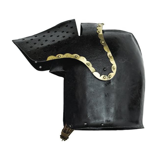 The Cursed Black Knight Functional Medieval Helmet Armor-3