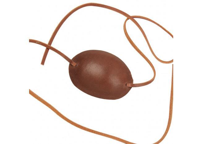 Pirate Captain Leather Eye Patch Brown-3