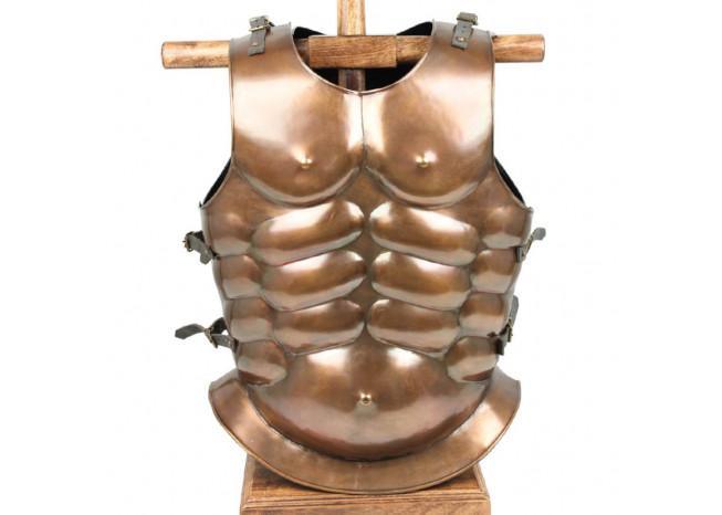 Medieval Roman Greek Muscle Body Armor Cuirass Brass Finish-0