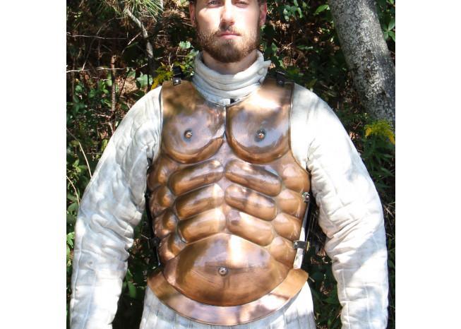 Medieval Roman Greek Muscle Body Armor Cuirass Brass Finish-1