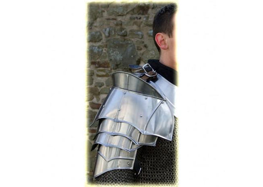 Steel Warrior Pauldron Medieval Shoulder Armor Set-0