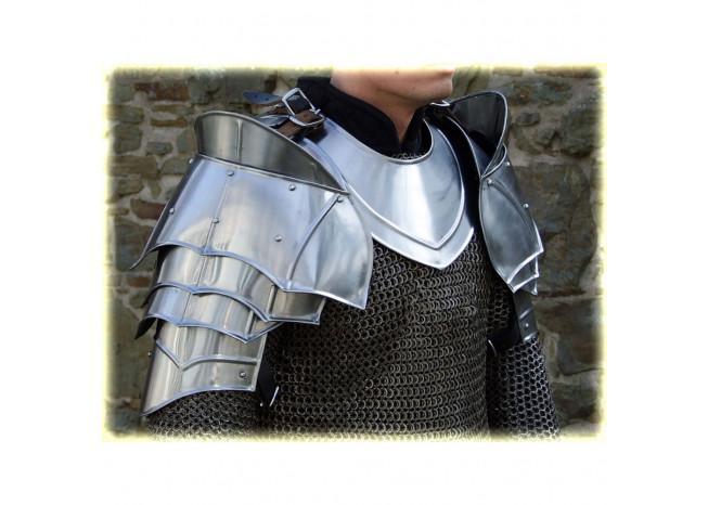 Steel Warrior Pauldron Medieval Shoulder Armor Set-1