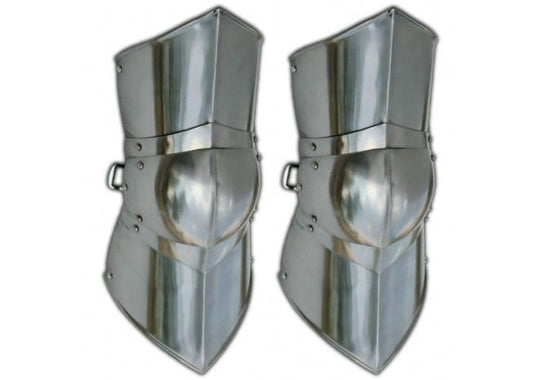 Authentic Battle Ready Greaves Leg Armor Large-0