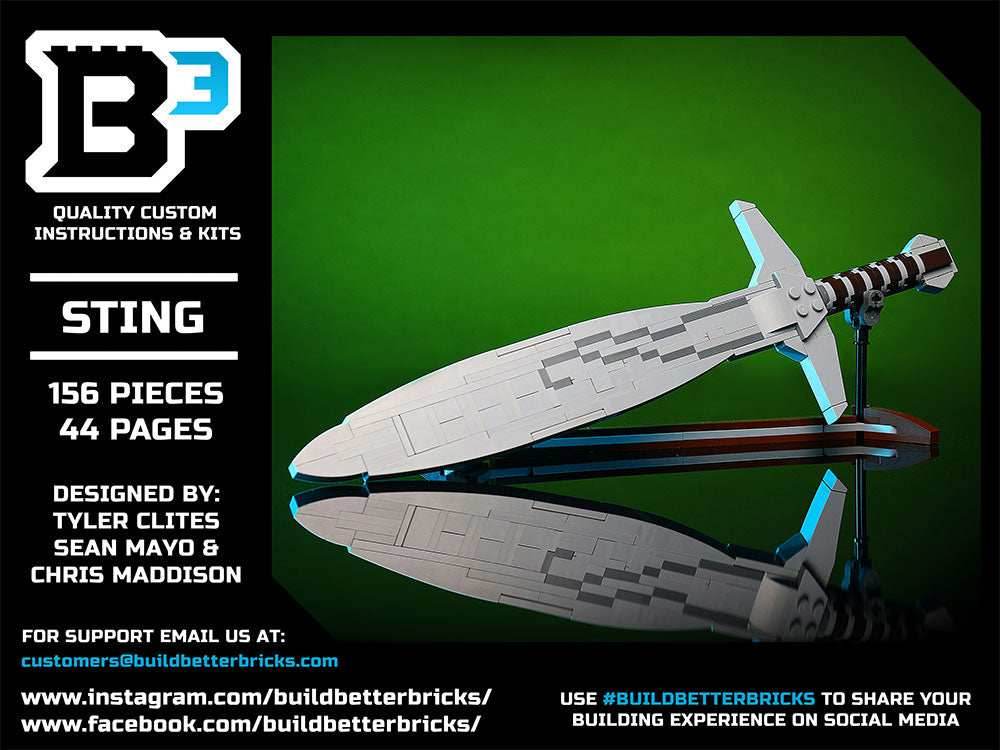 Sting Sword - Custom MOC made using LEGO parts - 