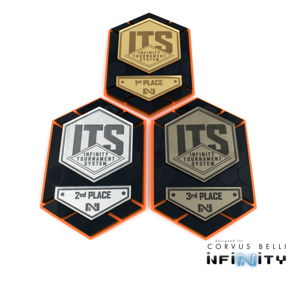 Infinity Tournament Trophies - 3-Pack / Red