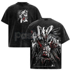 Ichigo Hollow Form Bleach Washed T-Shirt – Retro Vasto Lorde Graphic Tee, Lightweight Cotton Anime Streetwear