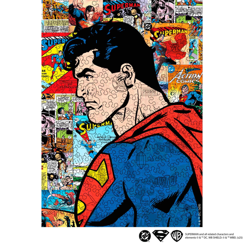 Wooden jigsaw puzzle DC Superman™ – Comic Icon