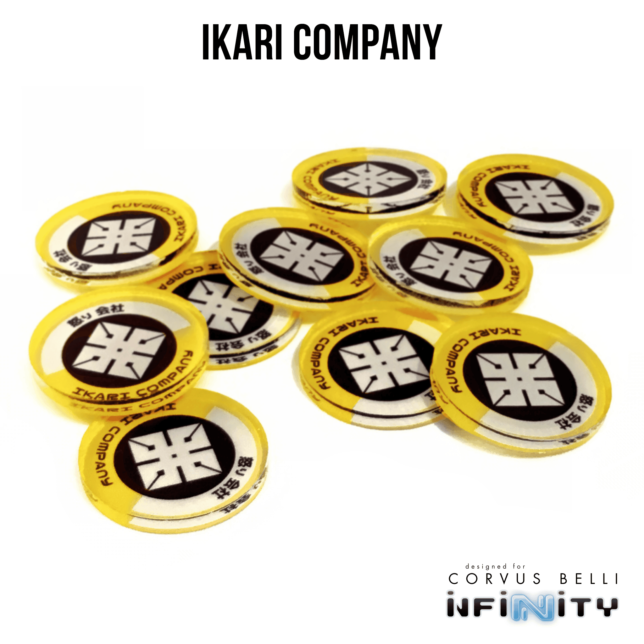 N4 Faction Markers - Ikari Company / 25mm / Single