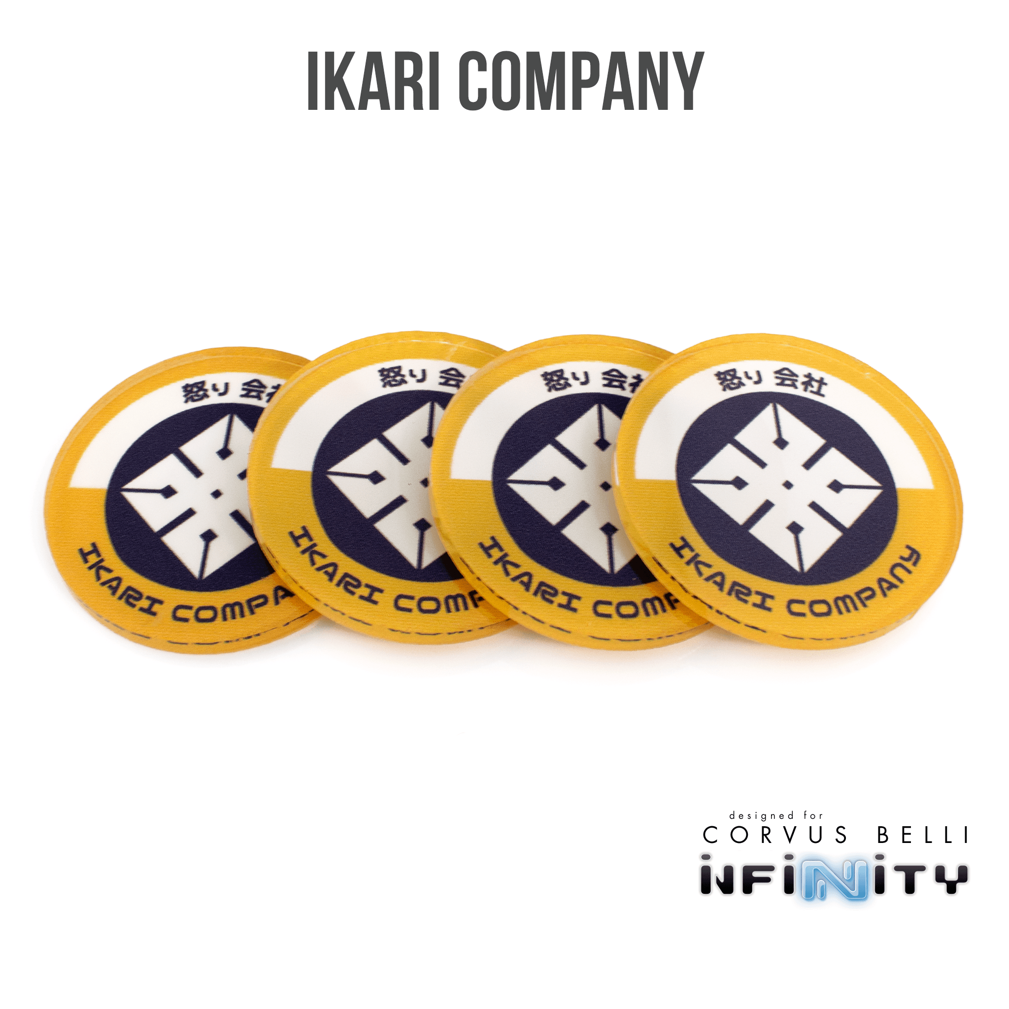 Infinity Faction Command Tokens - Ikari Company