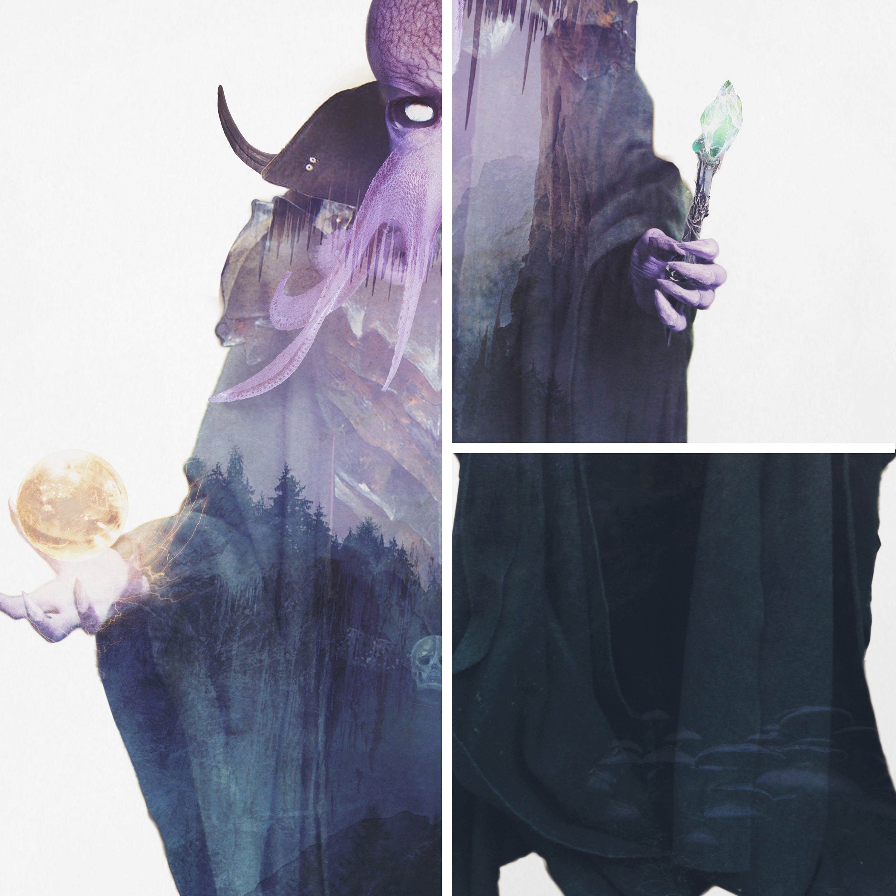 Mind Flayer / Illithid D&D Canvas Artwork