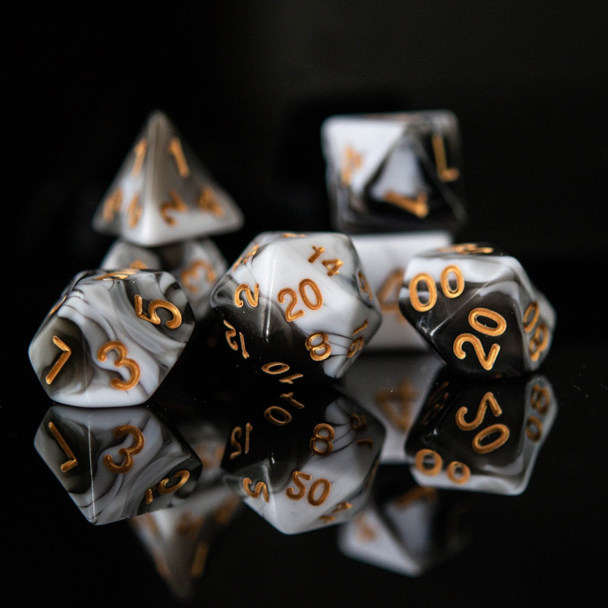Illustration Acrylic Dice Set - 