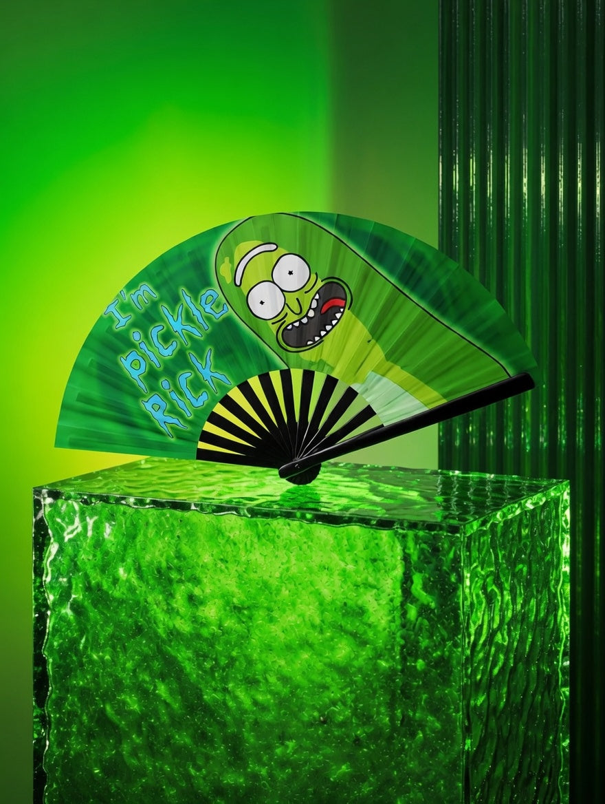 I'm Pickle Rick! - Hand Fan