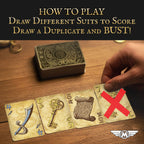 Dead Man's Draw (2-4 Player Press Your Luck Filler Game)