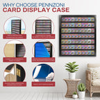 Playing Card Deck Display Case - Holds 70 Decks
