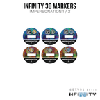 Infinity 3D Markers: Hussein Al-Djabel (2x 25mm Impersonation) - A