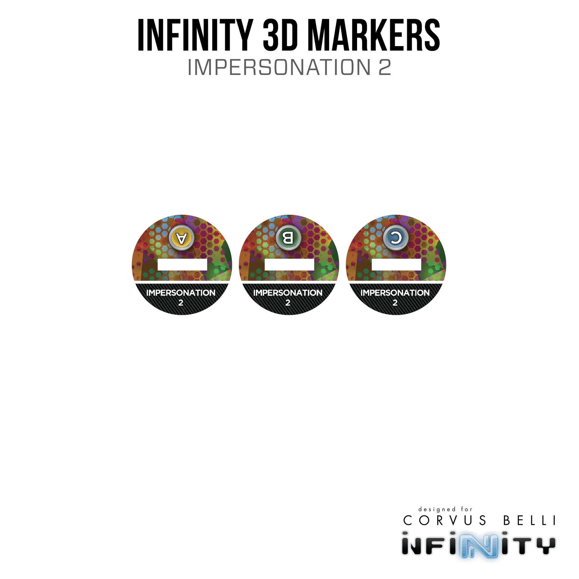 Infinity 3D Markers: Jaan Staar (25mm Impersonation-2) - A