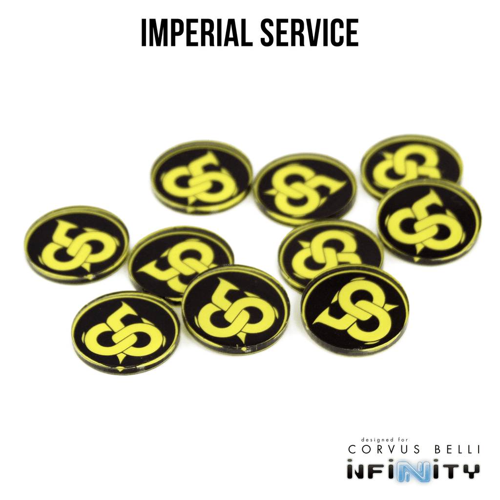 N4 Faction Markers - Imperial Service / 25mm / Single